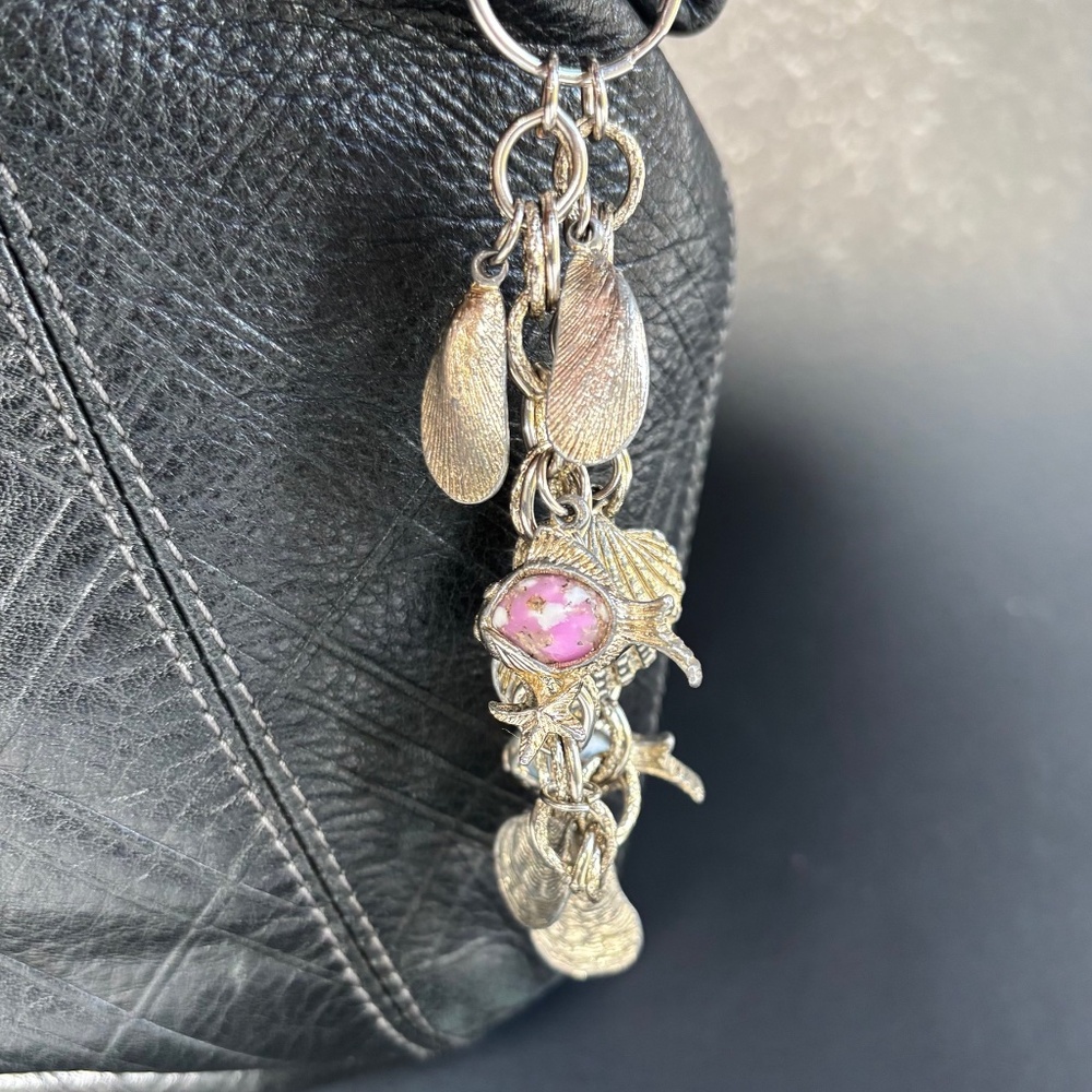 Purse Charm with a SEASIDE SURF Theme